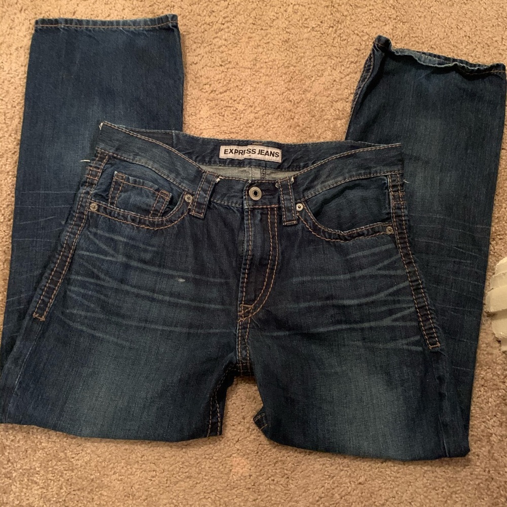 Express Kingston Classic Fit Bootcut Jeans